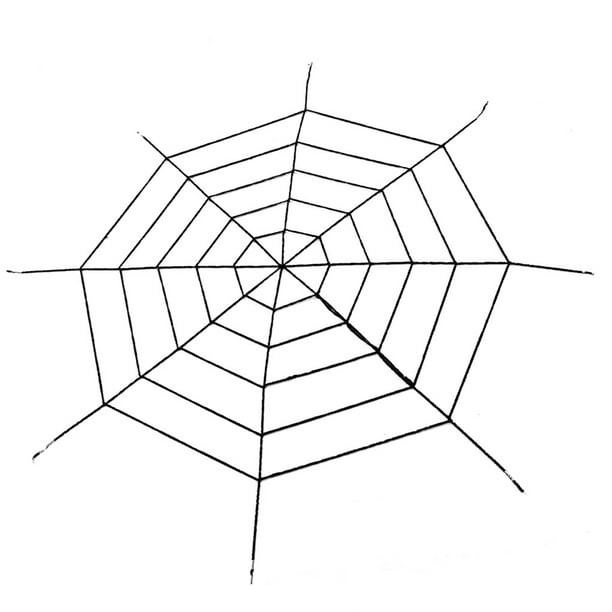Monstrate Araña grande Decoración de Halloween para el hogar Bar Casa embrujada Telaraña Halloween Araña artificial Accesorios de seda Kits de decoración para fiestas Negro 1.5 m Monstrate HA007306-07
