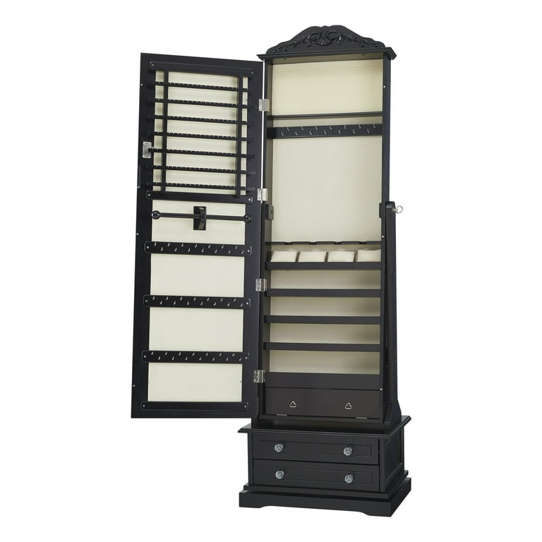 Buy Now Bonnlo Cheval Jewelry Armoire 360 Degree Rotary Swivel