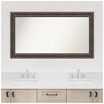 thumbnail image 3 of Amanti Art Custom Wall and Bathroom Mirror (27.5 x 49.5 in.), Rustic Pine Brown Frame, 3 of 7