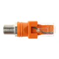 thumbnail image 5 of Female to RJ45 Male Coaxial Thin Coupler Adapter RJ45 to RF Connector Converter, 5 of 5