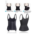thumbnail image 3 of Gustave Women's Zipper Sweat Sauna Body Shaper Slimming Vest Waist Trainer Corset Shapewear Vest Workout Adjustable Tank Top, 3 of 12