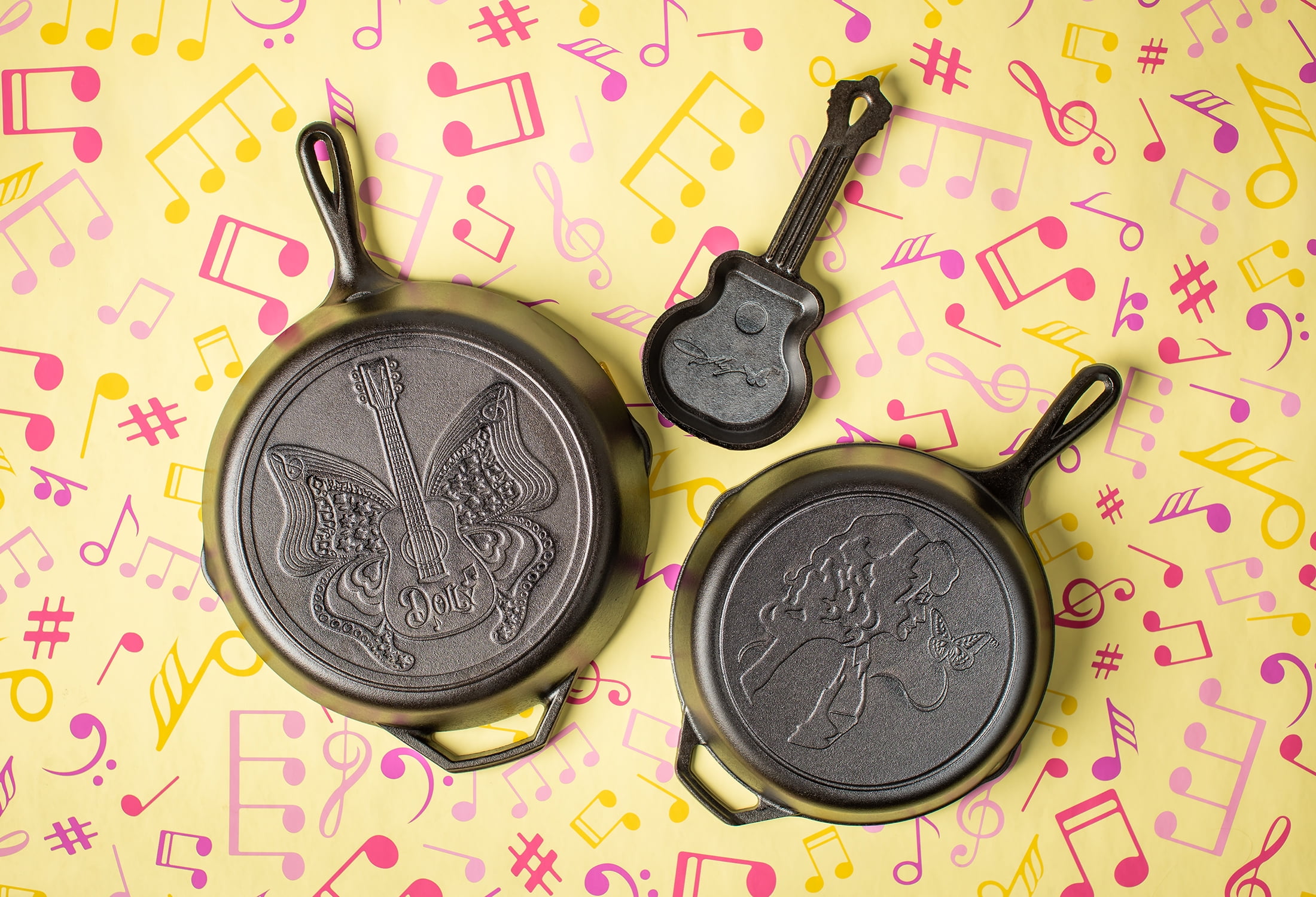 Lodge Cast Iron x Dolly Parton 8" Seasoned Jolene Skillet