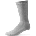 thumbnail image 3 of MDR Diabetic Socks Crew Length for Men and Women with Full Sole 3 Pairs Non-Binding Wide Top Comfort & Support Made in USA (10-13, Grey), 3 of 9