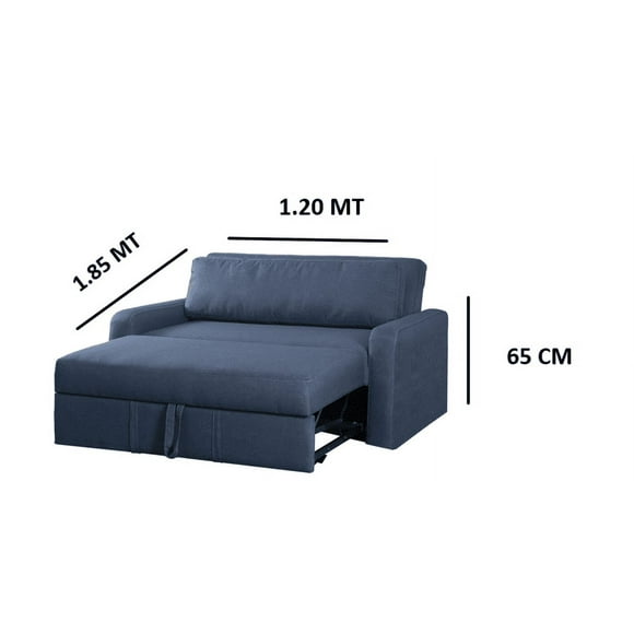 Sofa CAMA Franco Love M & E MUEBLES Azul Denim