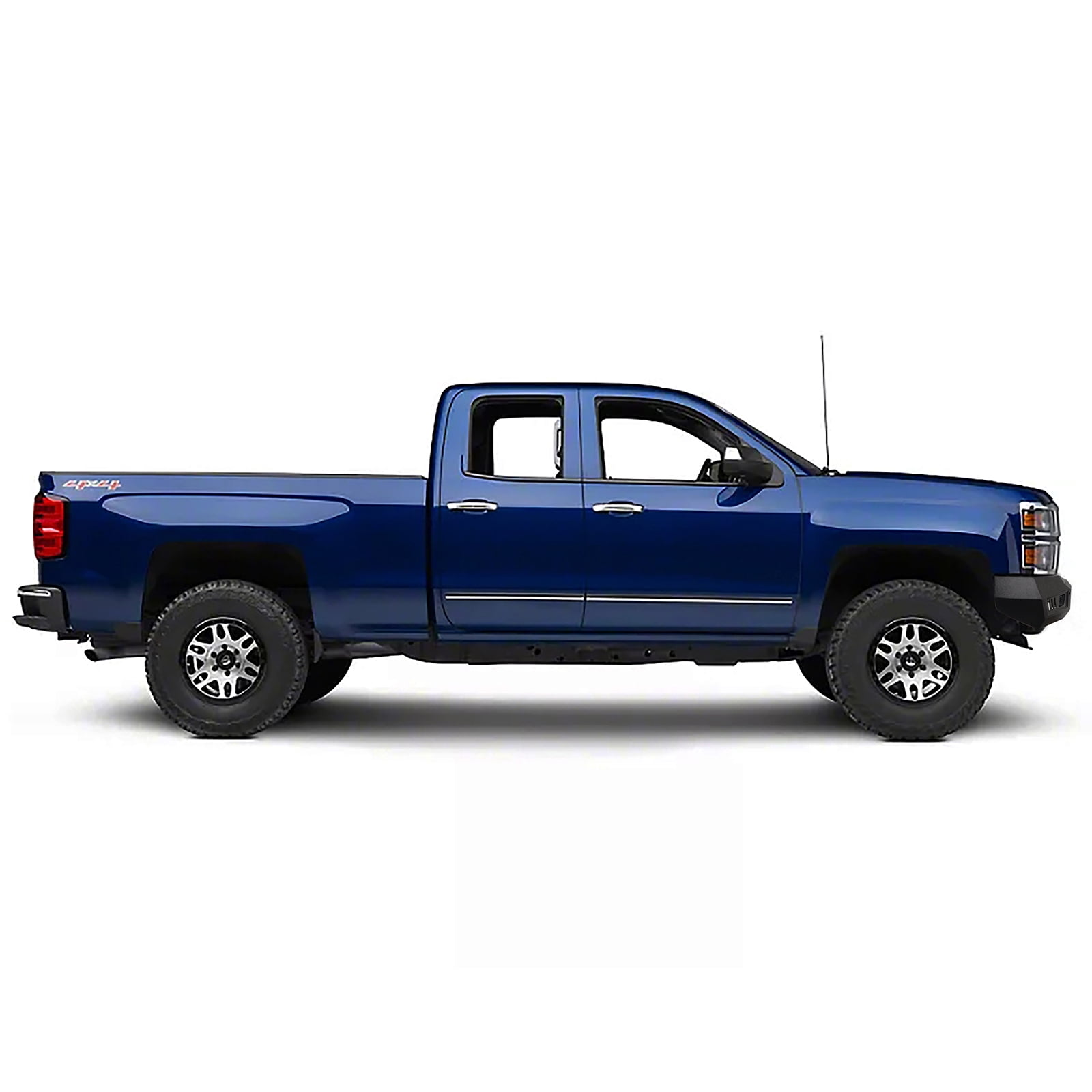Hooke Road Fit Chevy Silverado 1500 2014 2015 Full Width Front Bumper Steel