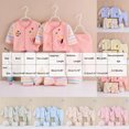 thumbnail image 3 of Gibobby Newborn Rompers 7Pcs Infant Baby Boy Girl Clothes Sets Cute Warm Jumpsuit Outfits Set Infant Baby Jumpsuit Set For 0-3 Months Infant Winter Clothes Set,Khaki, 3 of 5