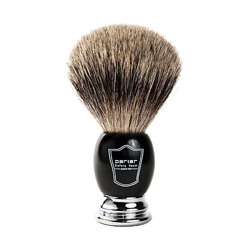 Parker Safety Razor 96R Men's Safety Razor Shave Set - Pure Badger Brush, Shave Stand & Razor