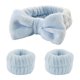 thumbnail image 4 of 6xWristband Spa Diegar Banda para el cabello de tela suave de tela suave para la cabeza de diadema de maquillaje para maquillaje para el cuidado 2 piezas, 4 of 8