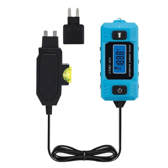 Automotive Circuit Fault Probe Tester, Portable High-Precision 20a 48v Car Circuit Probe Tester with Led Display & Front Lighting, Water Proof Car Relay Fuse Blade Checker for Various Vehicles