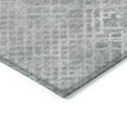 thumbnail image 4 of Addison Rugs Chantille Indoor/Outdoor Transitional Squares Gray Washable Rectangle Rug, 5' x 7'6", 4 of 6