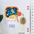 thumbnail image 2 of KYAIGUO Wall-Mounted Baby Basketball Board, No Hole Punching Installation for 3+years Old(Orange), 2 of 5