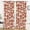 Burnt Orange, variant on Black White Abstract Living Room Curtains, Mid Century Boho Geometric Modern Curtain 63 Inches Long 2 Panels Circle Patterned Farmhouse Retro Grommet Drapes for Bedroom Dining Room 42x63in