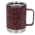 thumbnail image 2 of FIFTY/FIFTY Stainless Steel Vacuum Insulated Camp Mug - 12oz - Brick Red Speckled with Slide Lid, 2 of 6