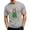 Gray, variant on Oktoberfest Men's Beer Festival Print T-Shirt, Classic Graphic Casual Short Sleeve Tops