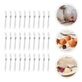 thumbnail image 6 of Greenadscape Fruit Dessert Mini Forks Stainless Steel Fruit Forks Silver 30Pcs 5.1In, 6 of 9