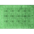 thumbnail image 1 of Ahgly Company Indoor Rectangle Persian Emerald Green Traditional Area Rugs, 7' x 10', 1 of 4