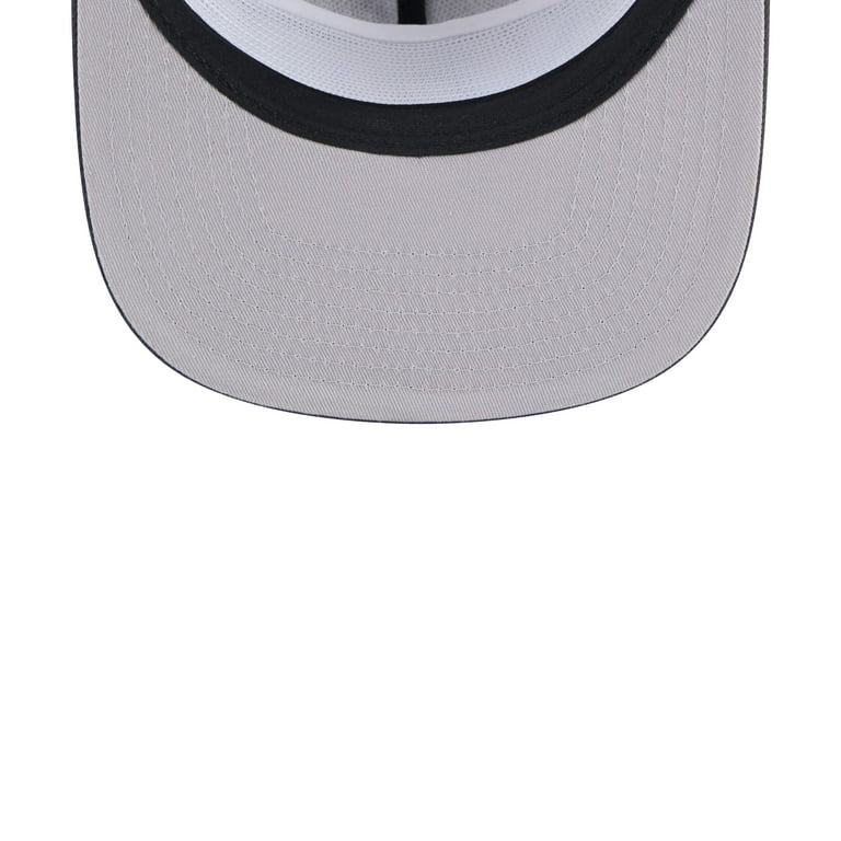 Men's New Era Black/Charcoal Brooklyn Nets Throwback Team Arch