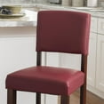 thumbnail image 4 of Tabouret de comptoir rouge Benson, 4 of 8