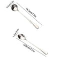 thumbnail image 5 of Stainless Steel Long Handle Spoon, 304 Material for Durability, Sharp and Round Head Designs, for Soup and Coffee Stirring, Dishwasher Safe and Hygienic, 5 of 9