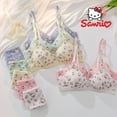 thumbnail image 2 of Sanrio Hello Kitty Ropa interior Kawaii Dibujos animados Chicas Sexy Sujetador Sin aros Push Up Ropa interior Mujer Deportes Sujetador a prueba de golpes Pantalones, 2 of 5