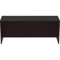 thumbnail image 5 of Lorell Essentials Series Credenza Shell - 72" x 24"29.5" Credenza Shell, 1" Top - Finish: Espresso, Silver Brush, 5 of 6