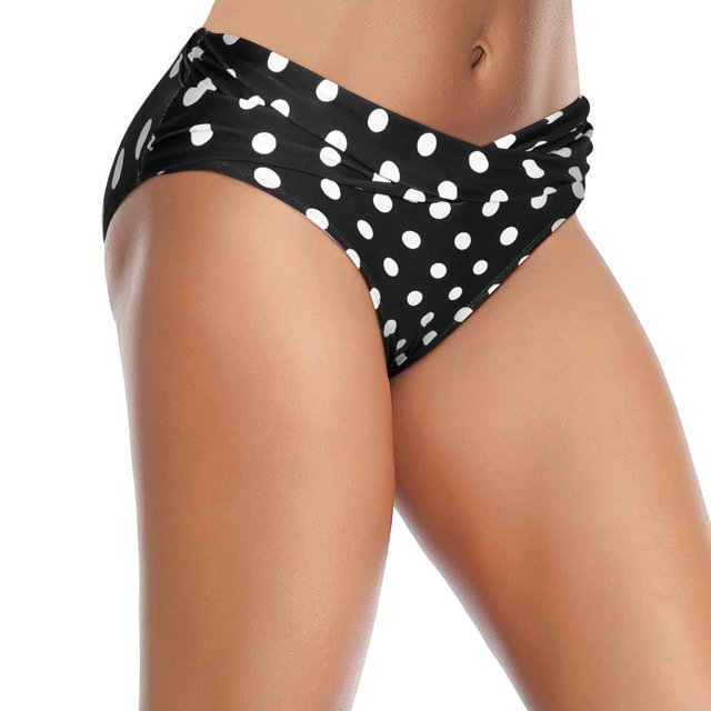 CAICJ98 Short de Bain Femme Femme Bas de Course Taille Haute Bas de Bikini Bas de Maillot de Bain Short de Plage Bas de Bikini Short Robe de Plage Blanc,TG