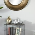 thumbnail image 3 of 8"W, 6"H Silver Polystone Bird Sculpture, by DecMode (2 Count), 3 of 9