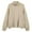 Beige, variant on WTXUE Women's Oversized Turtleneck Sweater Comfortable Soft Casual Long Sleeve Pullover Top Brushed Knitted Off-The-Shoulder Sweater Trendy Warm Pullover for Cold Weather Outfit Lounge Wear Beige L