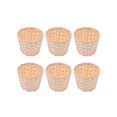 thumbnail image 2 of PENGXIANG Exquisite Natural Feeling Bamboo Baskets - 6Pcs/Set Fine Texture Flower Baskets for Home, 2 of 8