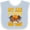 Blue and White, variant on Inktastic Axe Throwing Funny Boys or Girls Baby Bib