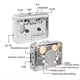 thumbnail image 4 of Reproductor de Casetes Portátil con Carcasa Transparente, Captura de Casetes USB A Formato MP3 y Reproduce Música en Cinta de Disco U., 4 of 5