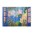 thumbnail image 7 of Yayeee Bath Rug for Bathroom Floor Non Slip Rectangle Fluffy Soft Absorbent Mat, 16"x24", Blue Window, 7 of 7
