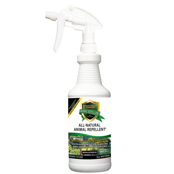 Natural Armor Peppermint Scent Quart Ready to Use All Natural Animal Repellent Spray (32 OZ