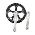 thumbnail image 2 of Juego de bielas para bicicleta, 52 dientes, 170 mm, aleación de aluminio, universal Negro y Plata, 2 of 9