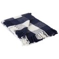 thumbnail image 1 of Design Imports CAMZ38506 Navy & Off-White Buffalo Check Blanket Throw, 1 of 2
