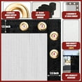 thumbnail image 5 of Amgo Custom Made 6' x 93' White Fence Privacy Screen Windscreen with Bindings & Grommets, Heavy Duty for Commercial and Residential, 90% Blockage, Cable Zip Ties Included (We Customize), 5 of 9