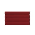 thumbnail image 4 of The Great American Store- 1800 Series 100% Authentic Microfiber Pack of 4 Fitted Sheet / Bottom Sheet 15 Inch Deep Pocket (Solid Burgundy, Full) - ALL ROUND ELASTIC FOR PERFECT FIT, 4 of 6