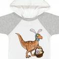 thumbnail image 4 of Inktastic Easter Velociraptor with Bunny Ears Boys or Girls Baby Bodysuit, 4 of 5