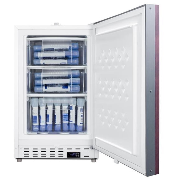 Accucold ADA305AFIF 20 in. Wide Built-In Healthcare All-Freezer - ADA Compliant - Panel Not Included - Panel Ready