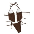 thumbnail image 3 of Ticikt Women String Triangle Bikini Set Swimsuit Two Piece Bathing Suit Cheeky Swim Suit Swimwear 2026 Fashion, 3 of 6