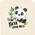 thumbnail image 4 of Inktastic My Yaya Loves Me- cute panda Boys or Girls Toddler T-Shirt, 4 of 5