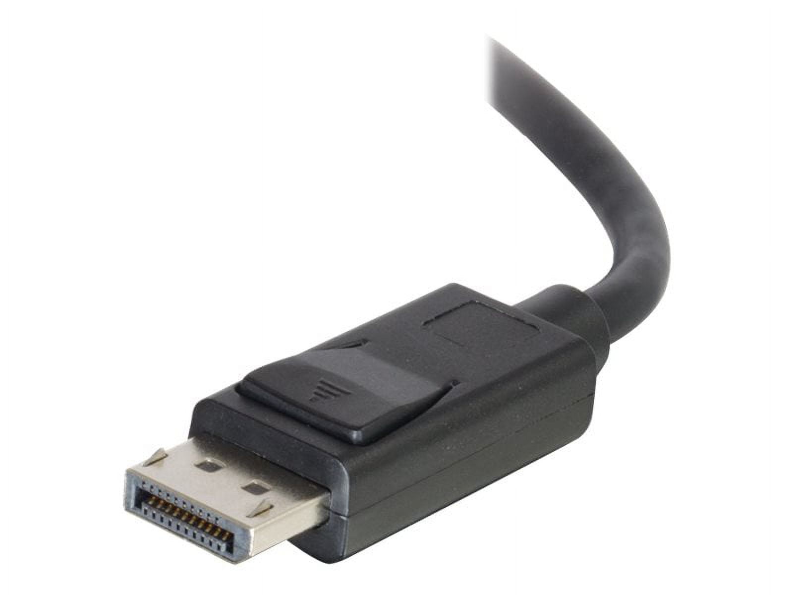 C2G 35ft DisplayPort Cable with Latches - 4K - 8K - UHD - Black - DisplayPort cable - 35 ft