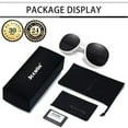 thumbnail image 6 of Joopin Oversized Polarized Sunglasses for Women, Ladies Vintage Thick Big Frame Sun Glasses Shades (Shiny White), 6 of 7