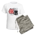 thumbnail image 5 of CafePress - Love Is In The Air Women's Light Pajamas - Women's Short Sleeve Print T-Shirt and Pants Light Cotton Pajama Set, 5 of 7