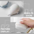 thumbnail image 4 of Miangastore Shoe Cleaning Tools White 2Pcs 12.5x8.2Cm, 4 of 8
