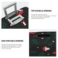 thumbnail image 5 of Balery Luggage Cover Amanita Mushroom Print Suitcase Covers for Luggage Elastic Washable Suitcase Protector Fits 18-32 Inch Luggage-Small, 5 of 9