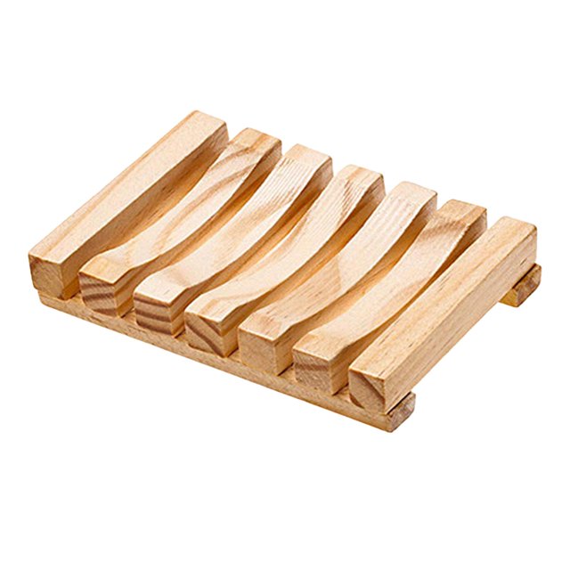 Soporte de jabón portátil, rejilla de drenaje de jabón, sin perforaciones, fácil de limpiar, antideslizante, mantiene el jabón seco, caja de jabón de Marrón claro Sunnimix Titular de plato de jabón
