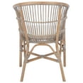 thumbnail image 7 of SAFAVIEH Olivia Rattan Accent Chairs withCushion, Grey White Wash (22.6 in. W x 24 in. D x 30.7 in. H), 7 of 7