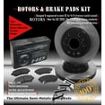 thumbnail image 2 of BK1533-3 Front Premium E-Coat Rotors and Ultimate HD Disc Brake Pads and Hardware Kit, 2 of 9