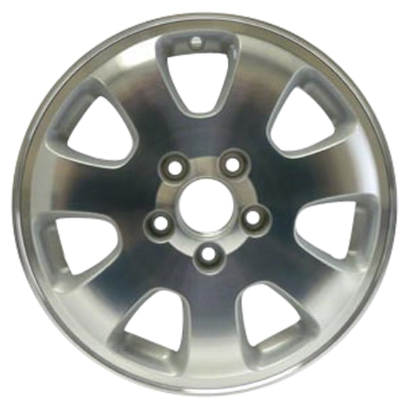 Pre-Owned Original Equipment Machined and Painted Silver Aluminum Wheel 16 x 6.5 42700S0XA81 fits 2002-2004 Honda Odyssey (Good)